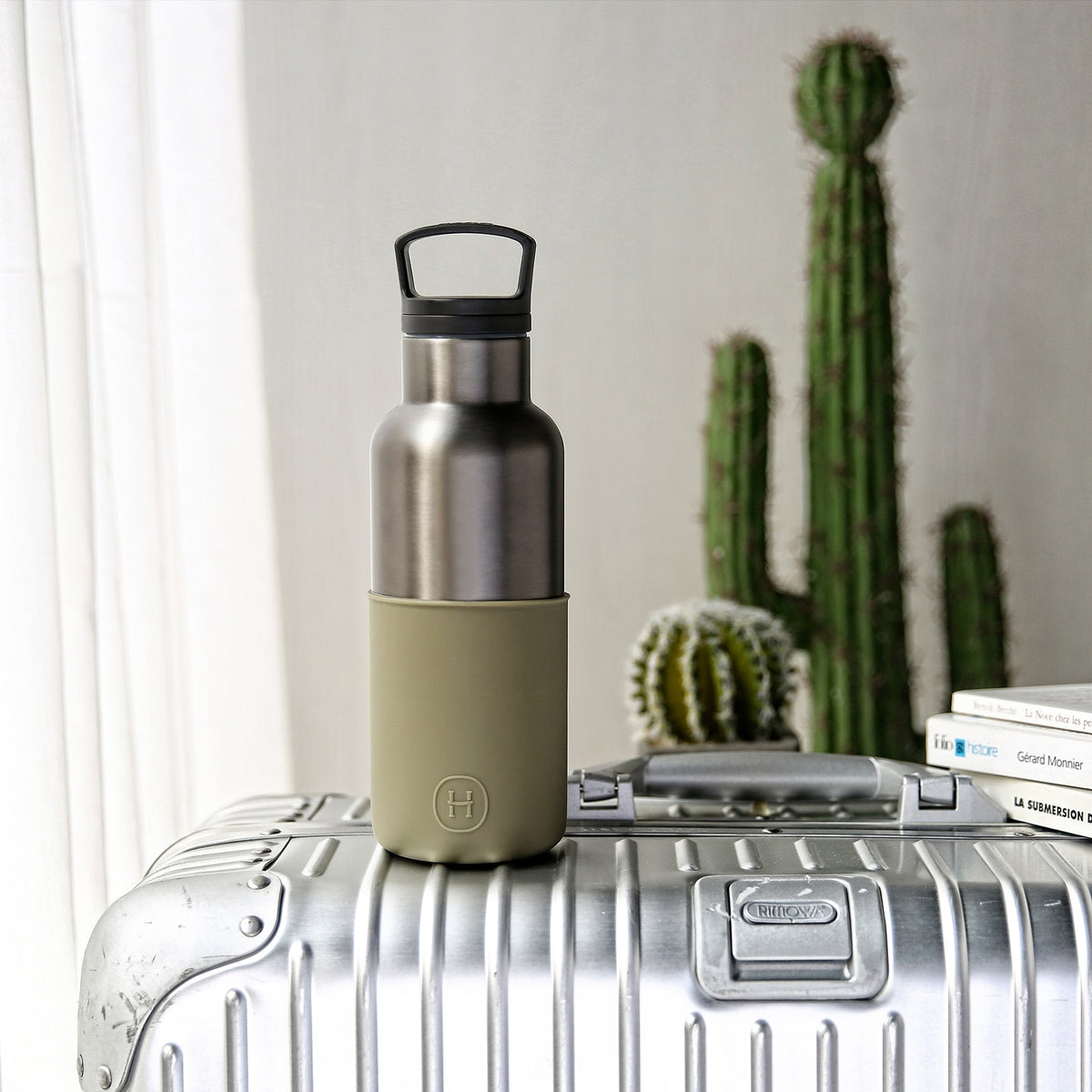Titanium grey-Army Green 16 Oz-1
