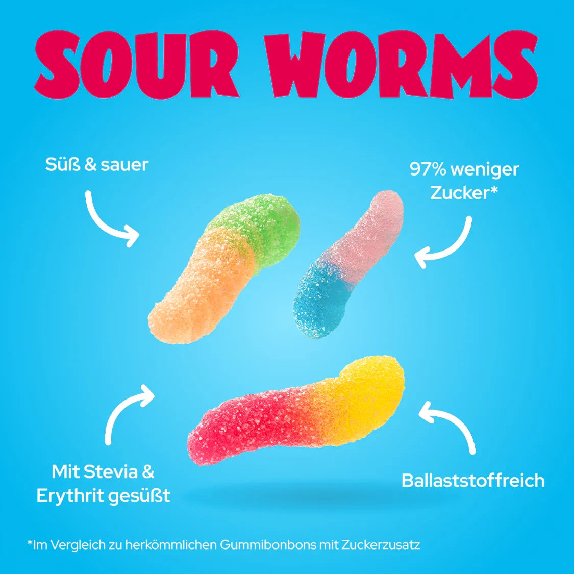 Sour Worms Gummies-1