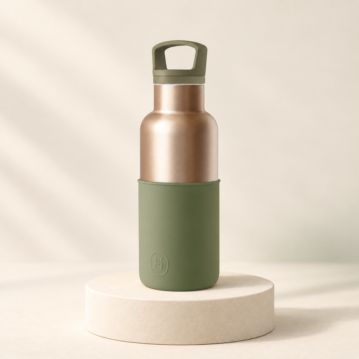 HYDY Thermoflasche – Metallic Fir / Army Green 470 ml